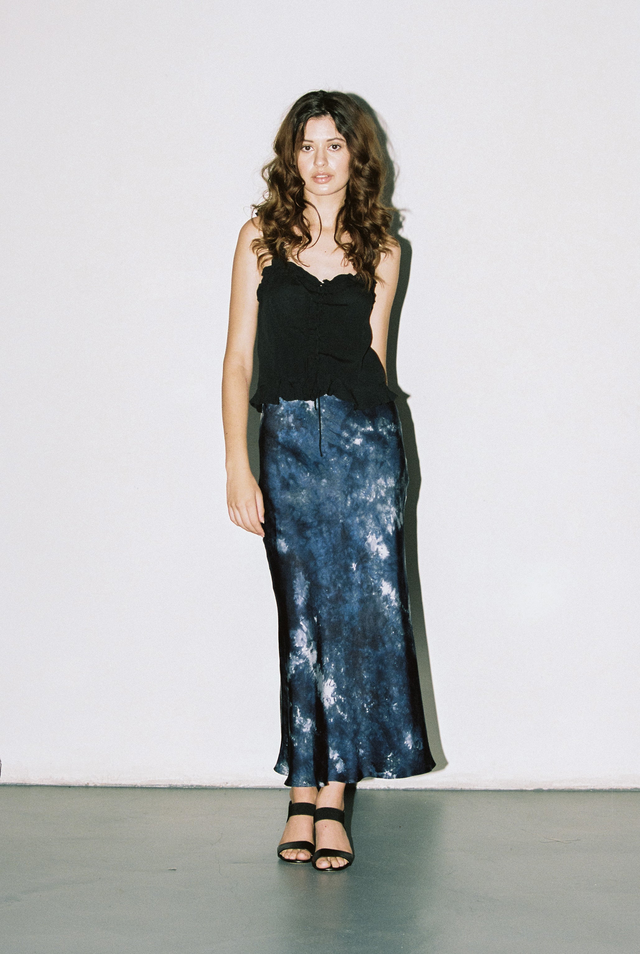Indigo tie hotsell dye skirt